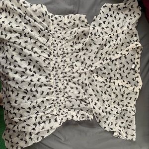 Butterfly white shirt